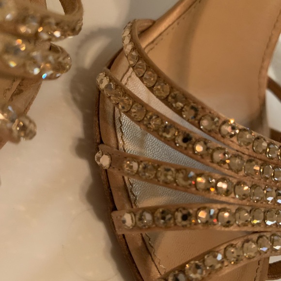 Sergio Rossi Crystal Embellished Strappy Sandals - Picture 11 of 15